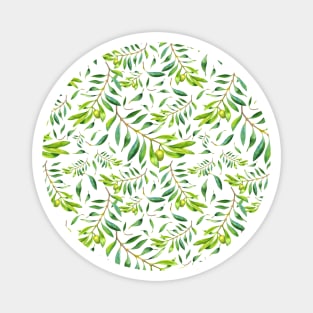 Olives - mediterranean pattern Magnet